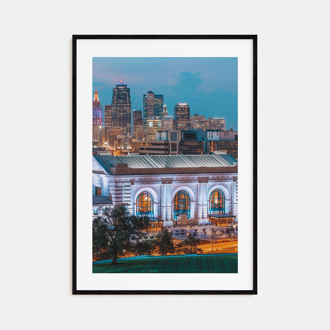 Kansas City Colorful Poster Print No 2 Kansas City Photo Art Kansas City Wall Decor Kansas City Travel Print Street Map Poster City Map
