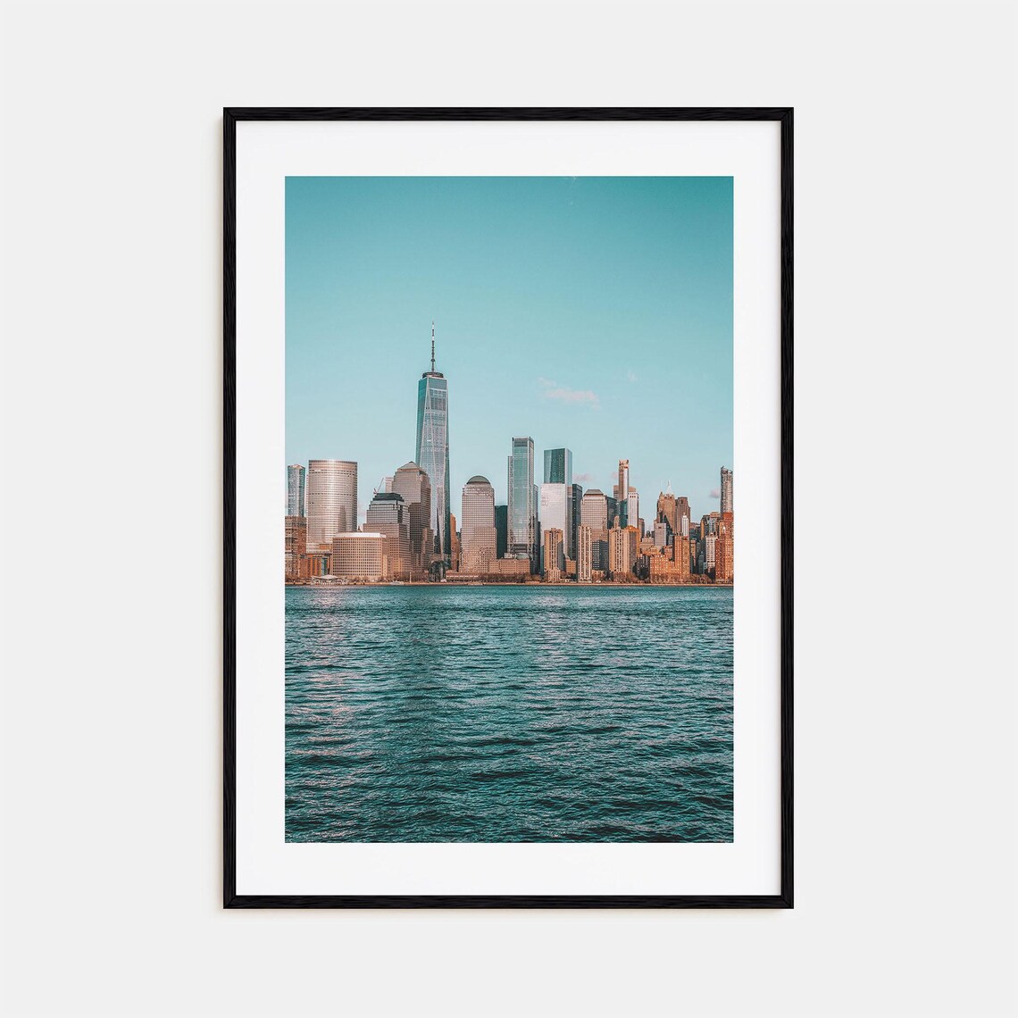 New York City Manhattan Skyline With One World Trade Center Poster