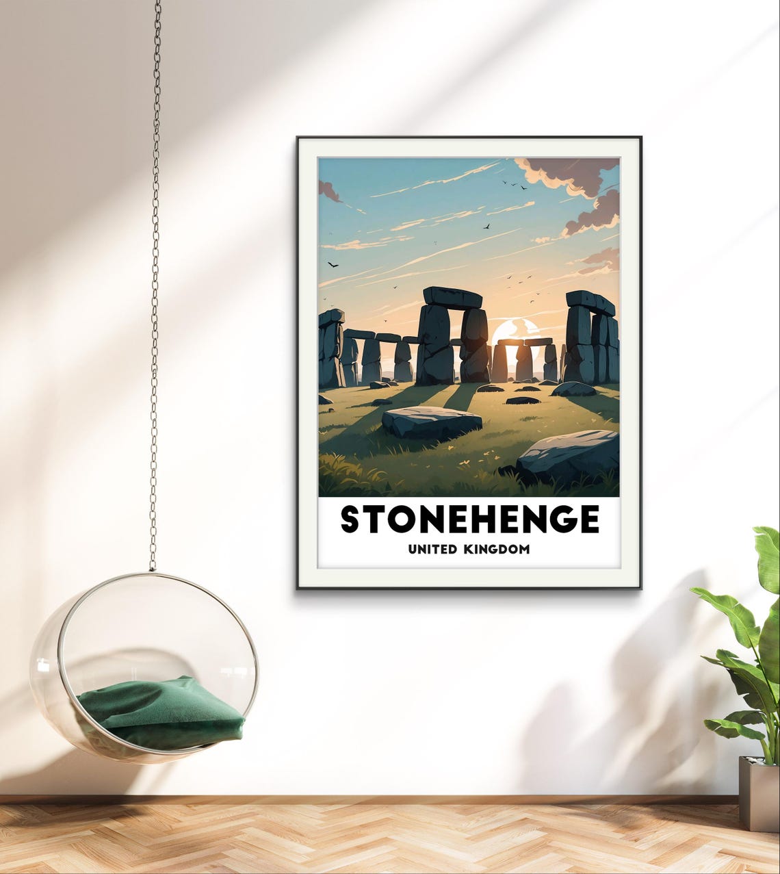 Stonehenge United Kingdom Ancient Stones Sunrise Travel Poster - Image 3