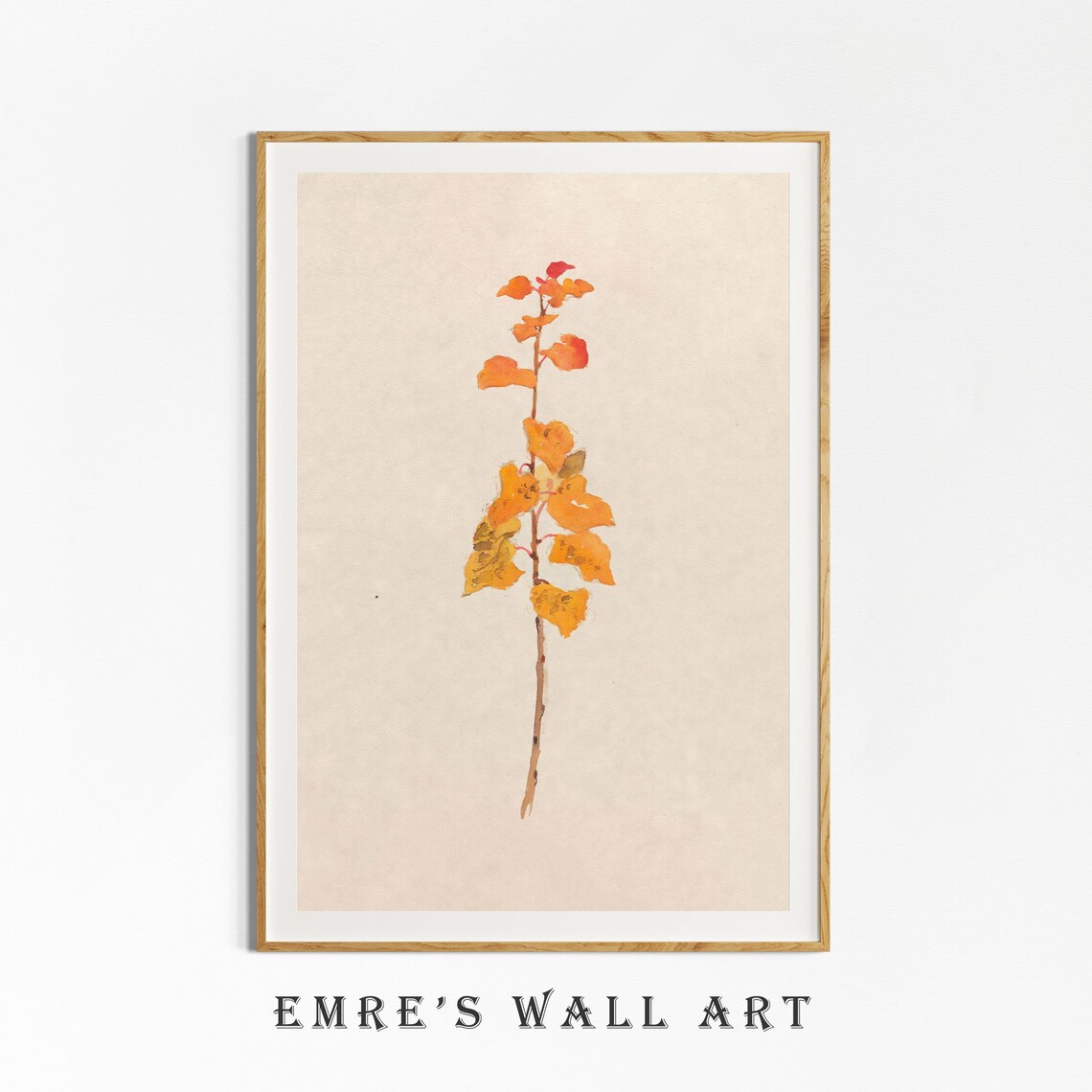 Antique Botanical Print, Rustic Farmhouse Decor - Image 4