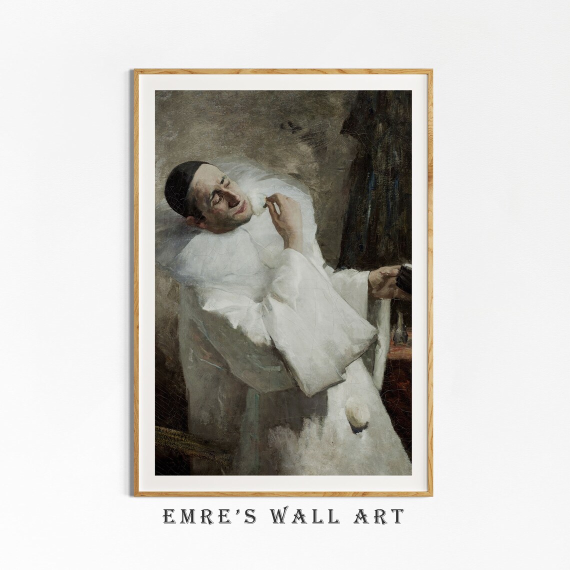 Vintage Man Portrait Painting, Antique Wall Art Print - Image 4