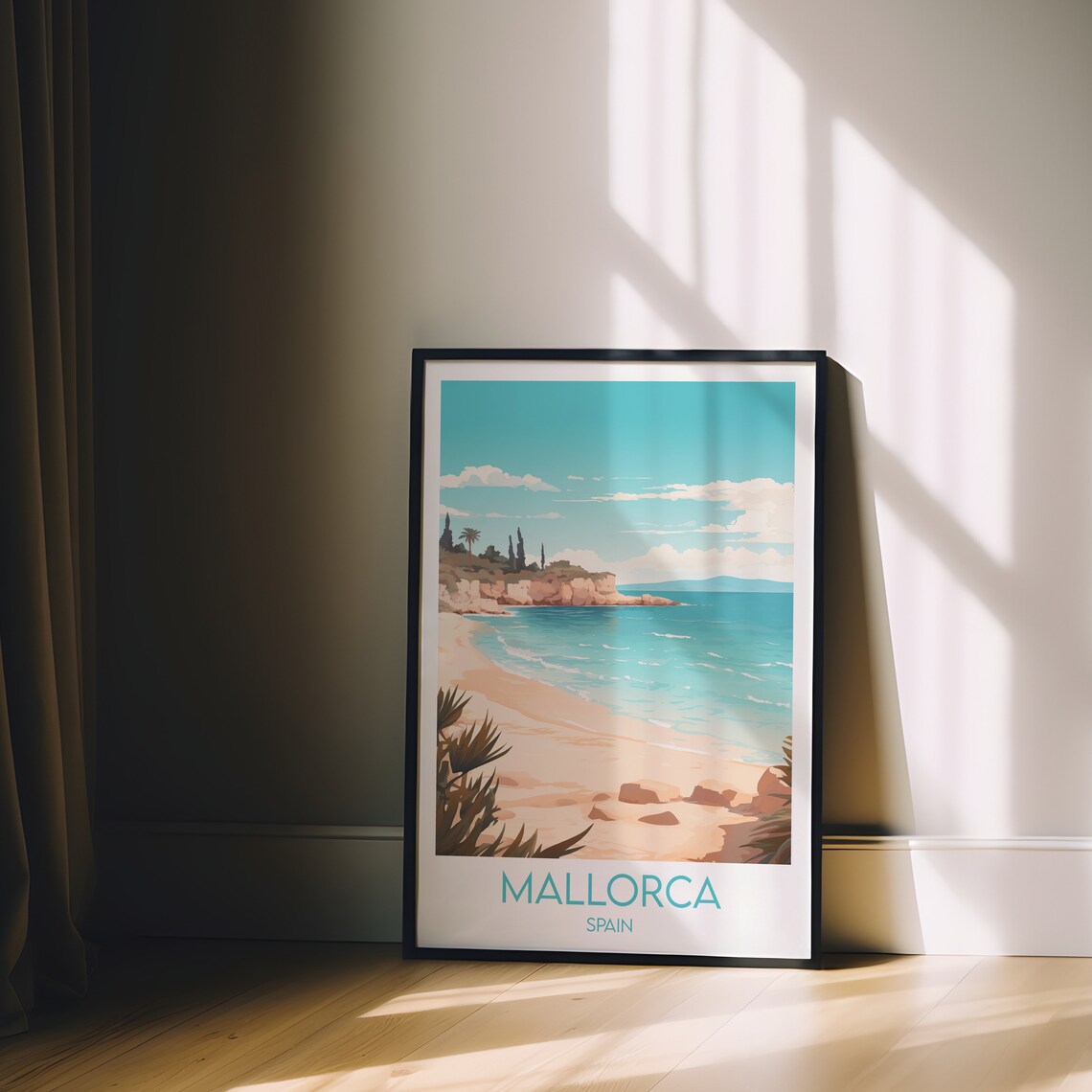 Mallorca Travel Poster, Spain Wall Art Print - Image 2