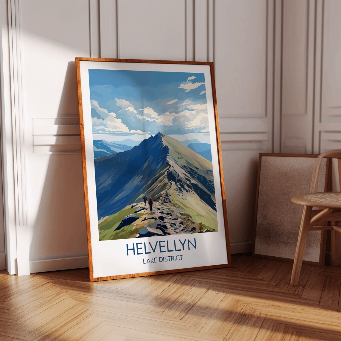 Helvellyn Travel Poster, Lake District Custom Keepsake - Image 3
