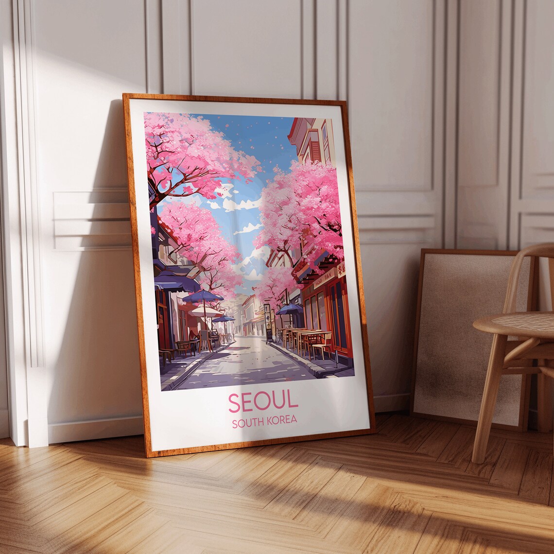 Seoul Travel Poster, South Korea Travel Print - Image 3