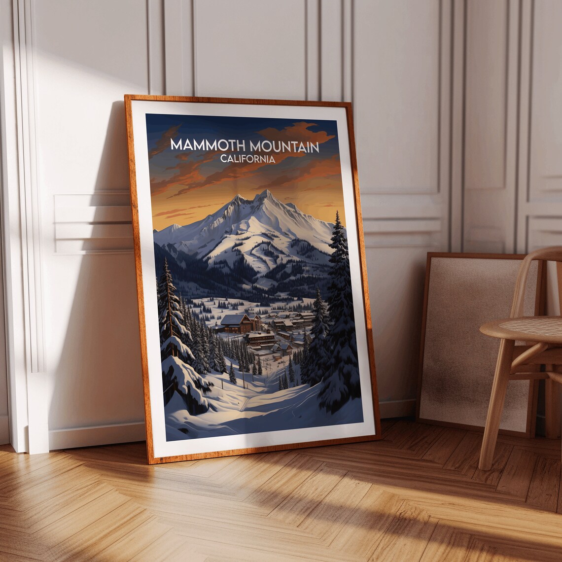 Mammoth Mountain Ski Travel Poster, California - Image 4