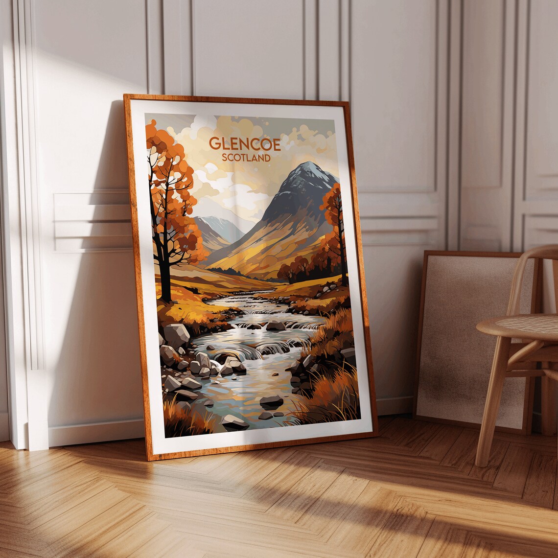Glencoe Travel Poster, Custom Personalised Print - Image 3