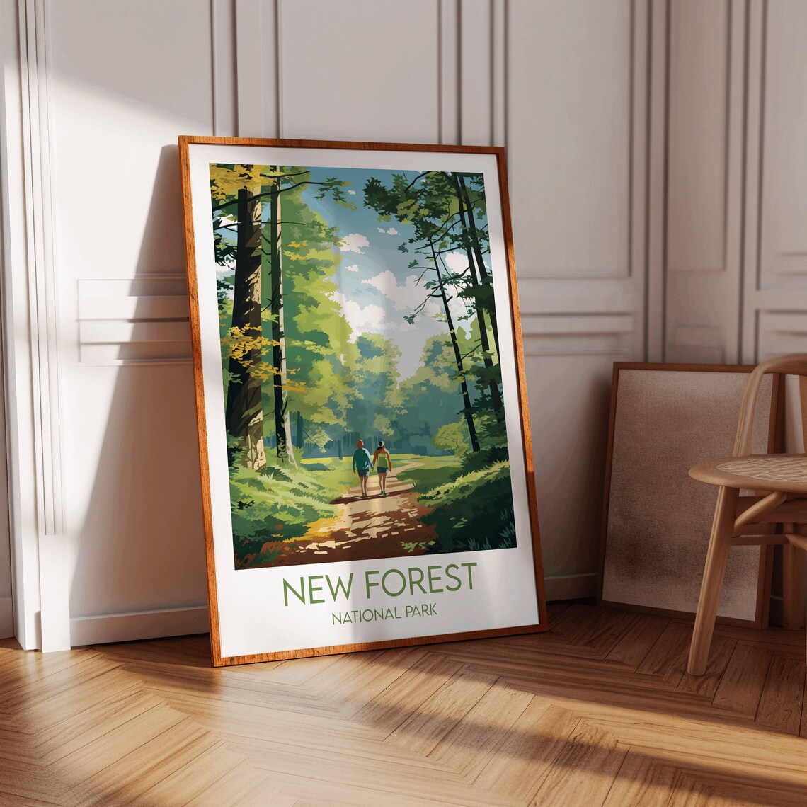 New Forest National Park Custom Travel Poster - Image 2