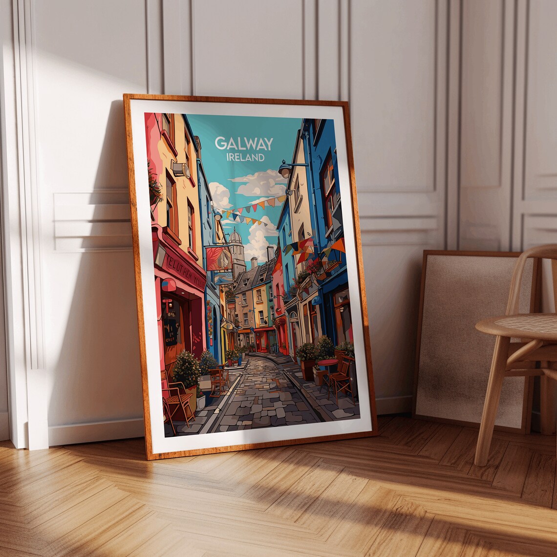 Galway Travel Poster, Ireland Custom Personalised - Image 3