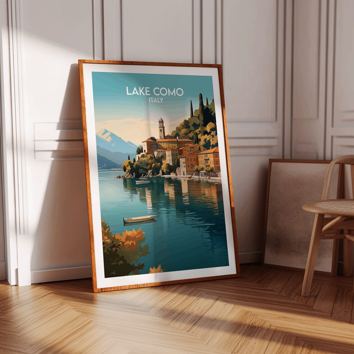 Lake Como Travel Poster, Italy Custom Print - Image 3