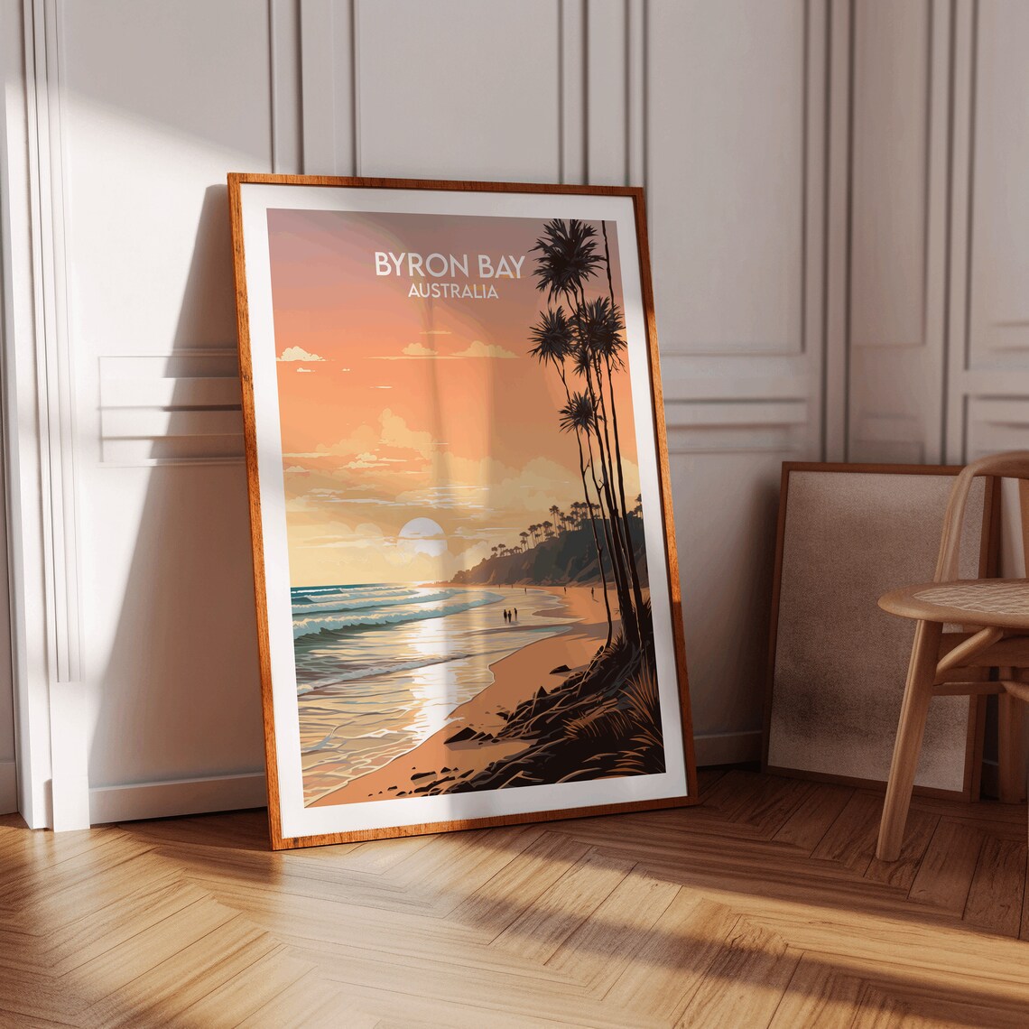 Byron Bay Travel Poster, Custom Personalised Gift - Image 3