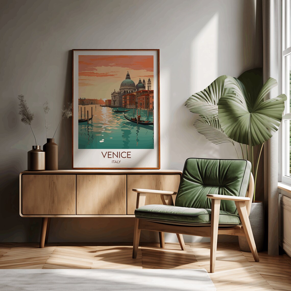 Venice Travel Poster, Italy Custom Personalised Gift - Image 3