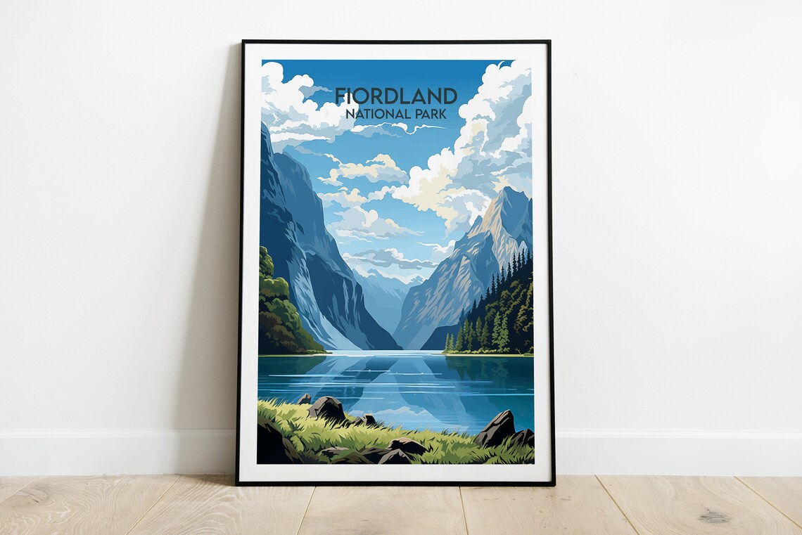 Fiordland National Park Wedding Gift Poster