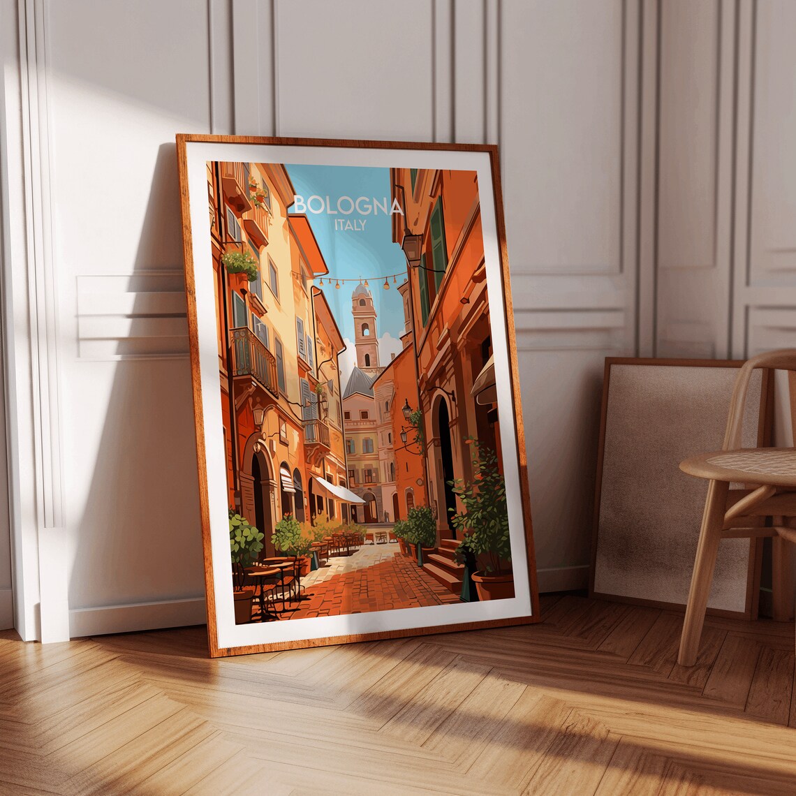 Bologna Travel Poster, Italy Custom Personalised - Image 3