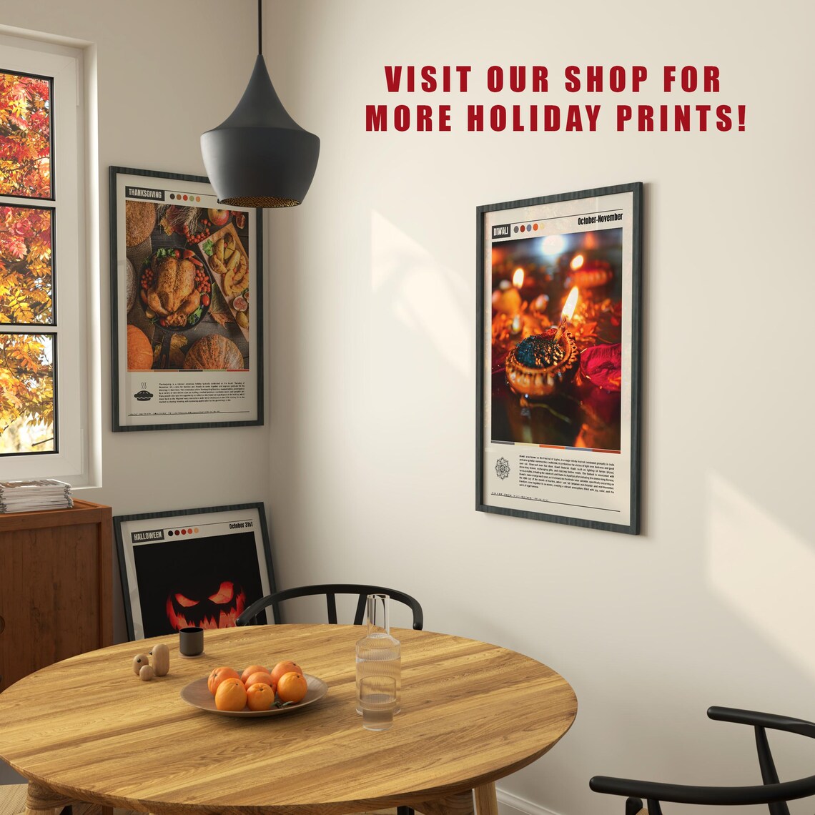 Diwali Festival of Lights Oil Lamp Close-Up Celebration Culture Poster - Image 6