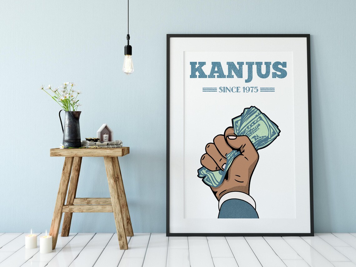 Kanjus Personalised Indian Desi Poster Print - Image 2