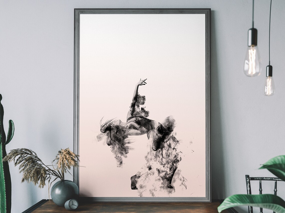 Dancer Art Print Denmark, Minimalist Dance Poster