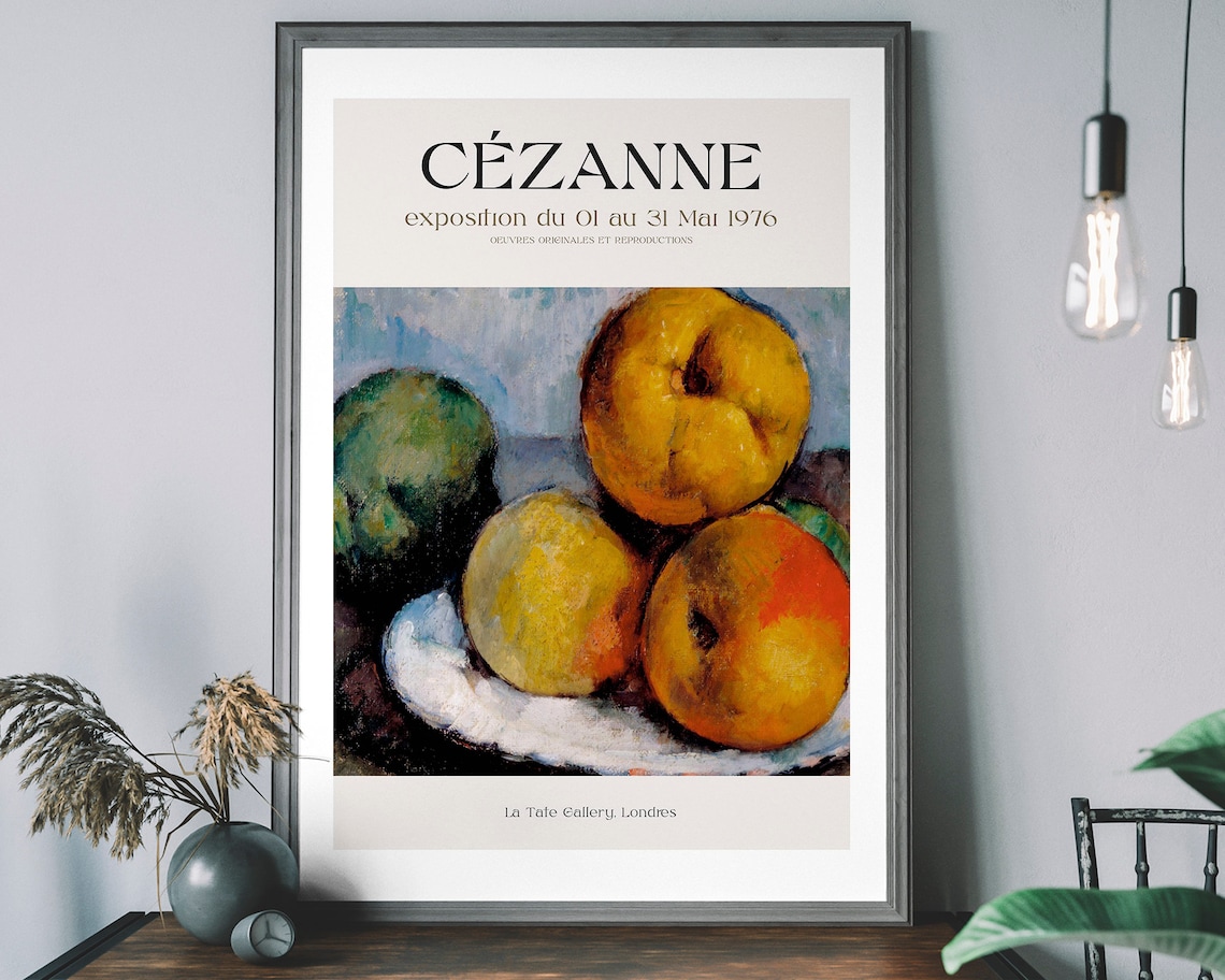 Paul Cezanne Still Life Vintage Museum Poster