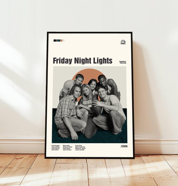 Friday Night Lights 2006 NBC TV Series Football Drama Poster