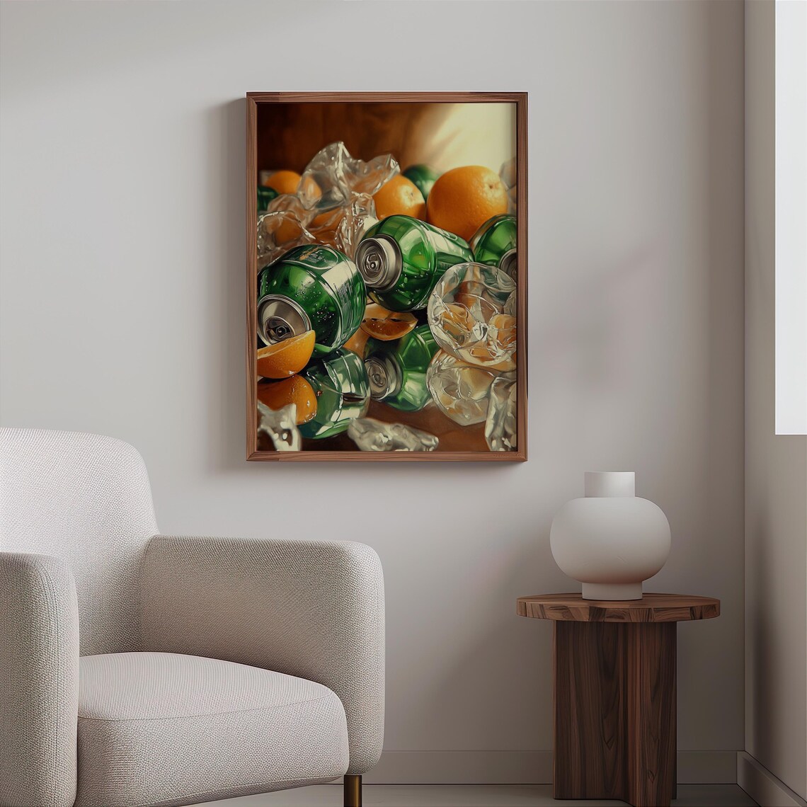 Pedro Campos Inspired Photorealism Print Hyperrealistic Object Posters Modern Realism Wall Decor Realistic Soda Can Fruit Art Print - Image 2