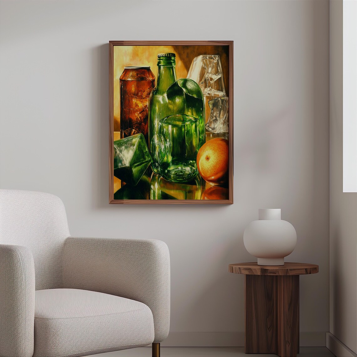 Pedro Campos Inspired Photorealism Print Hyperrealistic Object Posters Modern Realism Wall Decor Realistic Soda Can Fruit Art Print - Image 2