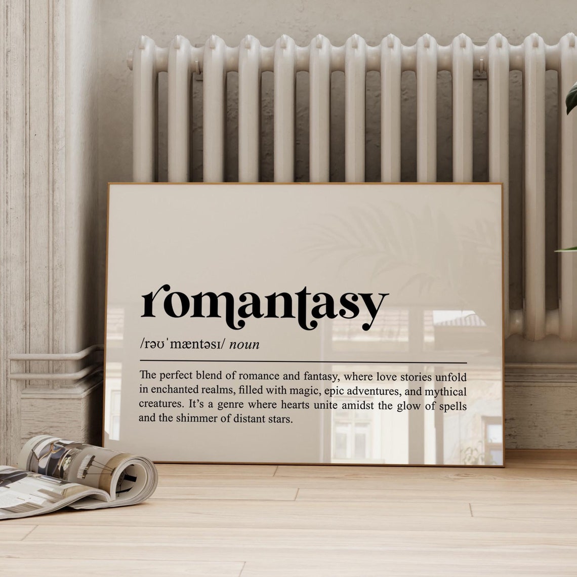 Romantasy Definition Dictionary Style Bookish Quote Poster for Her - Image 3