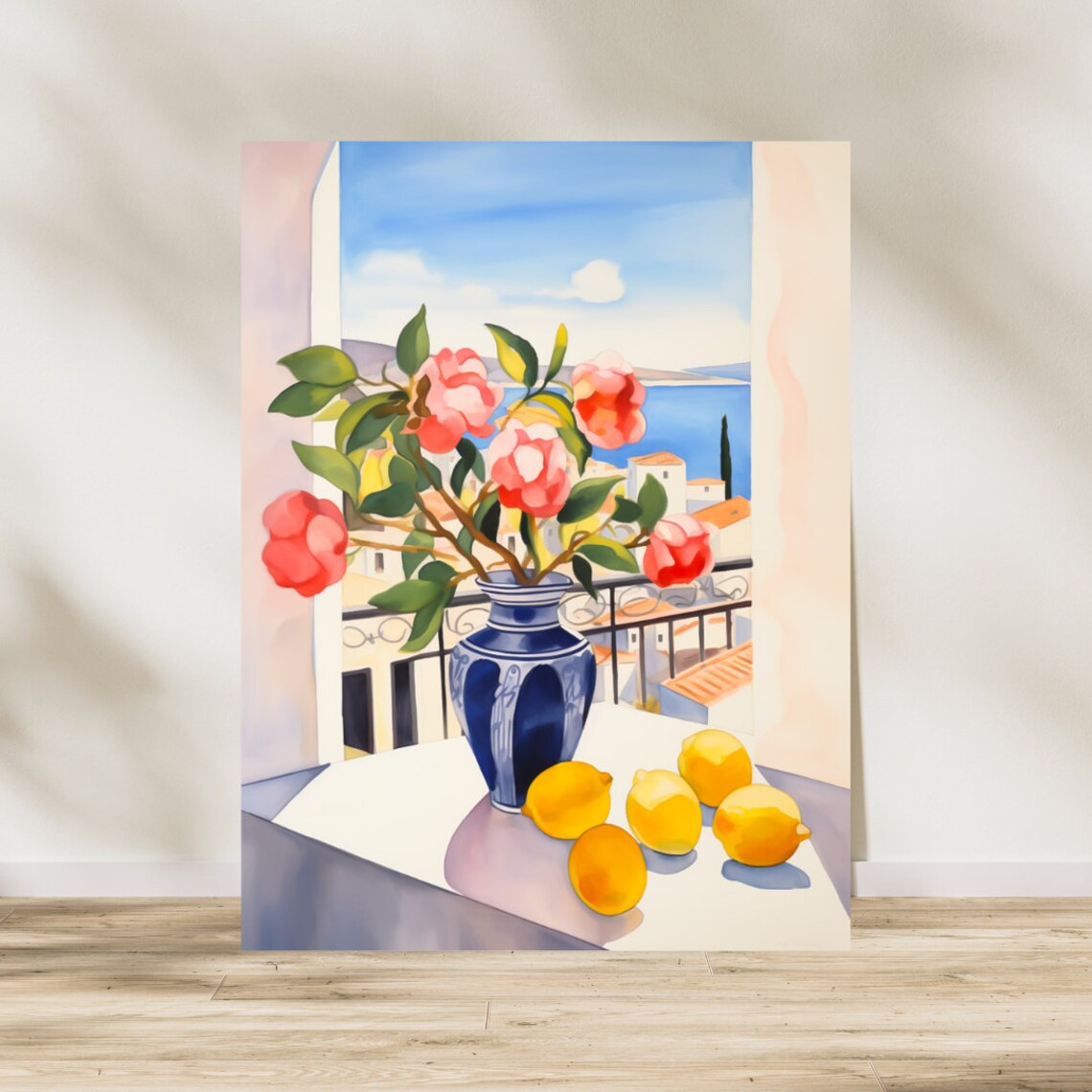 Sicilian Lemons Watercolor, Palermo Art Print - Image 3