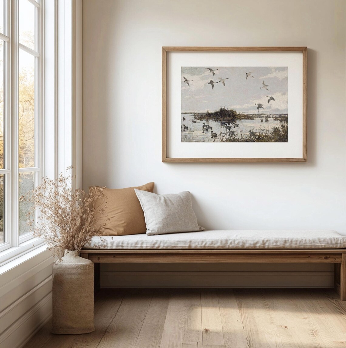 Vintage Marsh Birds, Classic Nature Art Print - Image 3