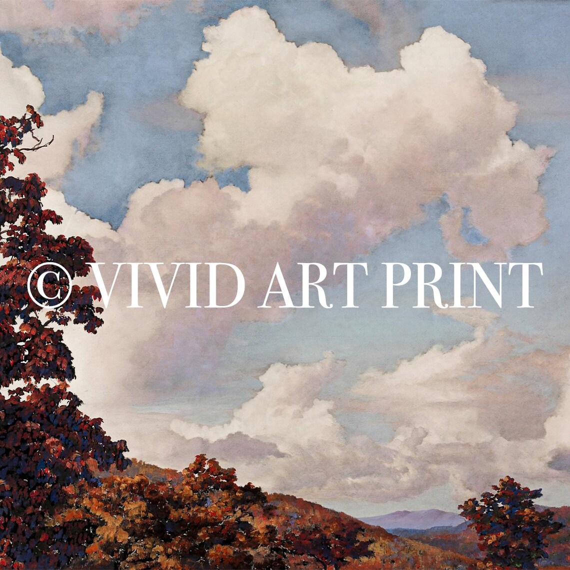 Autumn Landscape, Vintage Rustic Cottage Core - Image 4
