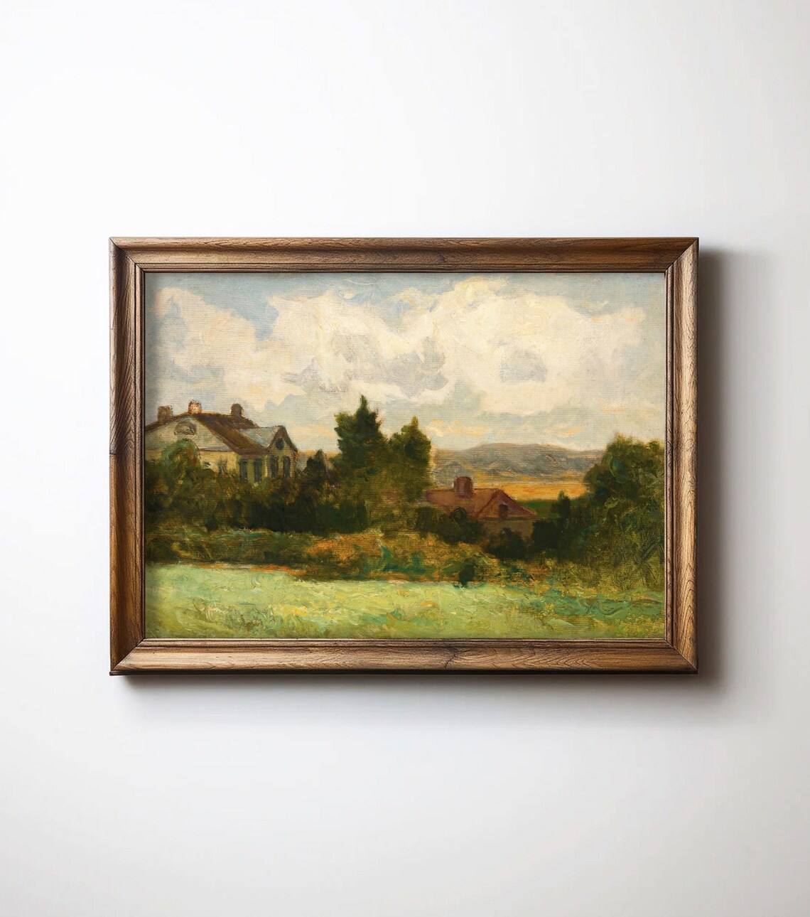 Vintage Countryside Landscape, Rustic Cottage Core - Image 2