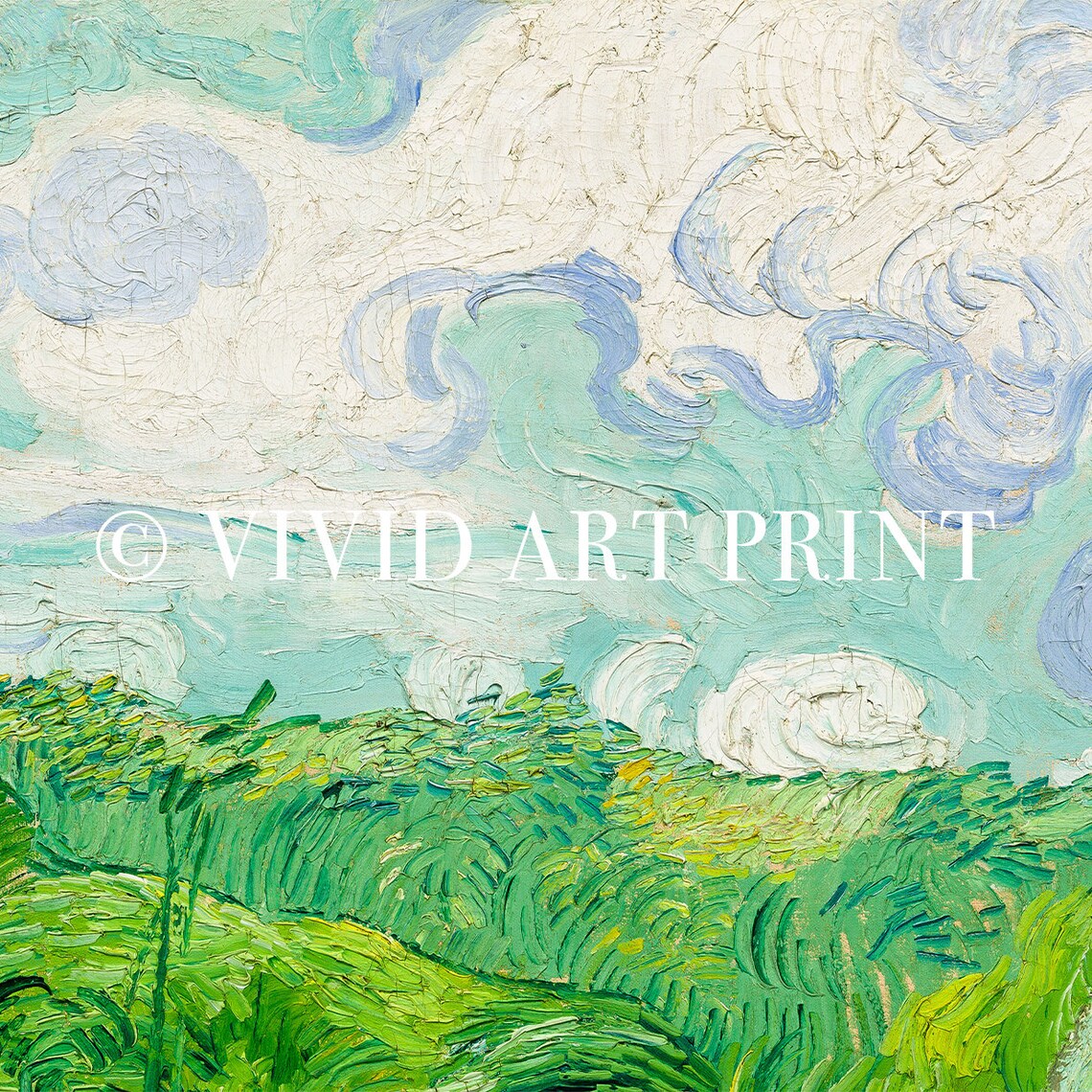 Antique Impressionism Landscape, Vintage Home Decor - Image 4