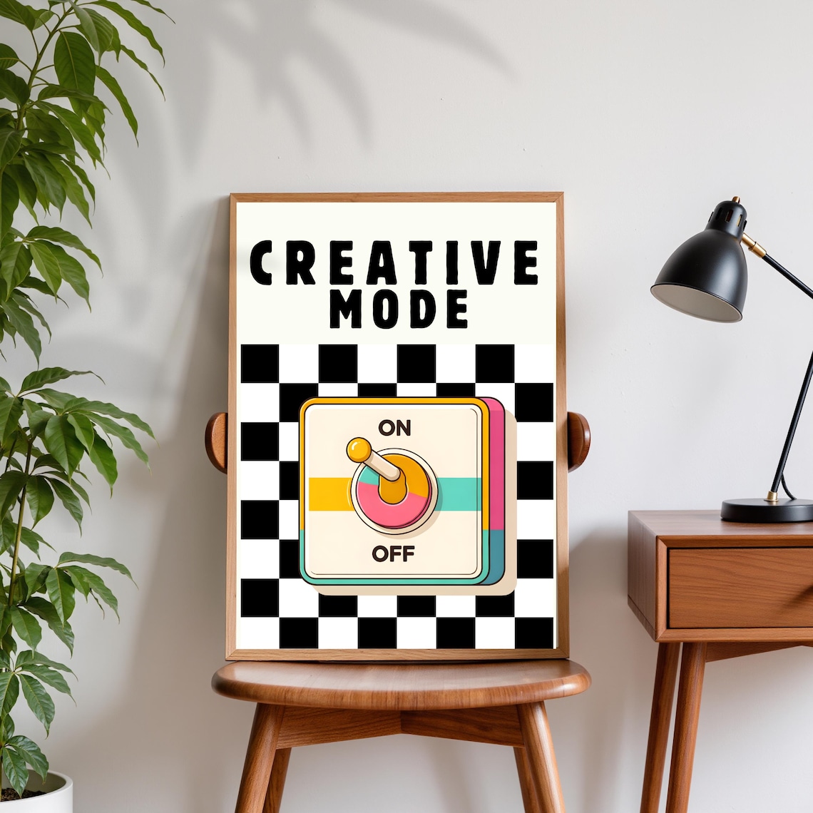 Creative Mode Retro Switch Pop Art