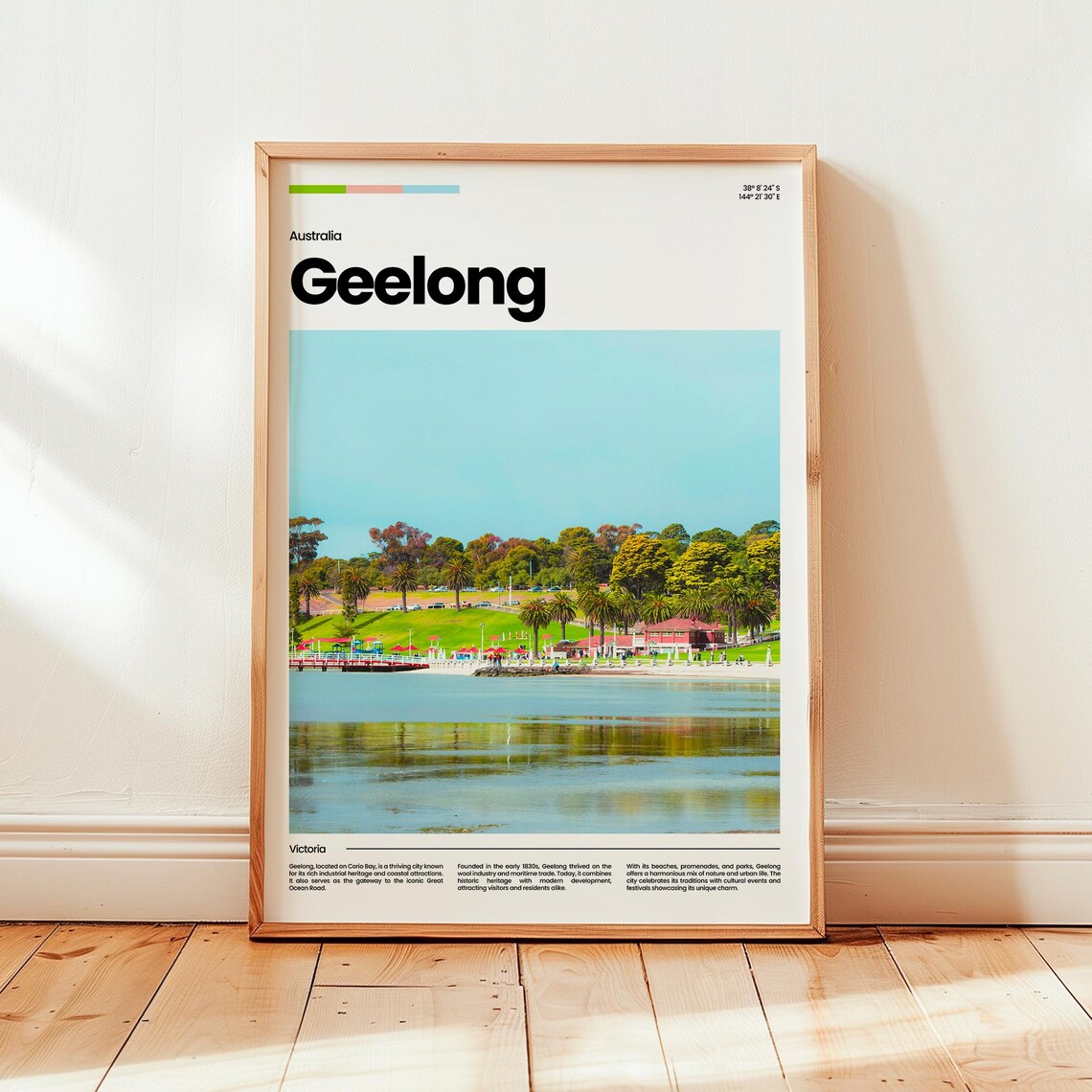 Geelong Poster Print Photo Travel Australia Gift