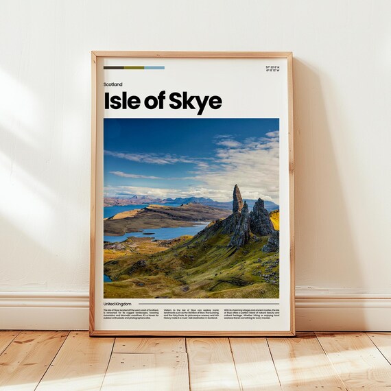 Isle Of Skye Poster Print Photo Scotland Travel Gift