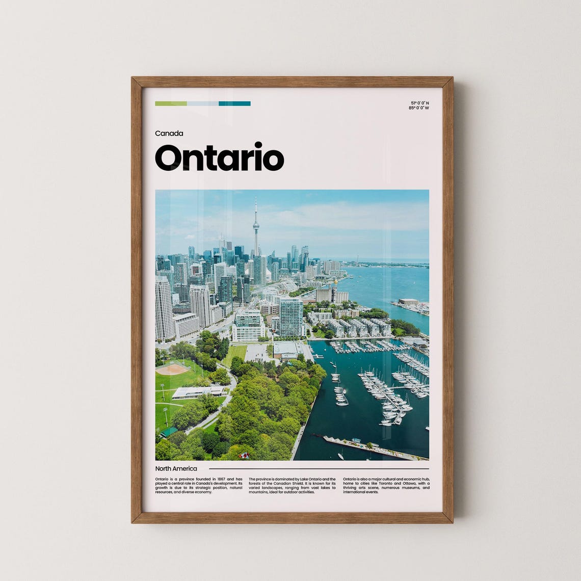 Ontario Travel Poster Ontario Poster Ontario Photo Poster Ontario Art Print Canada Poster Canada Travel Poster Travel Gift