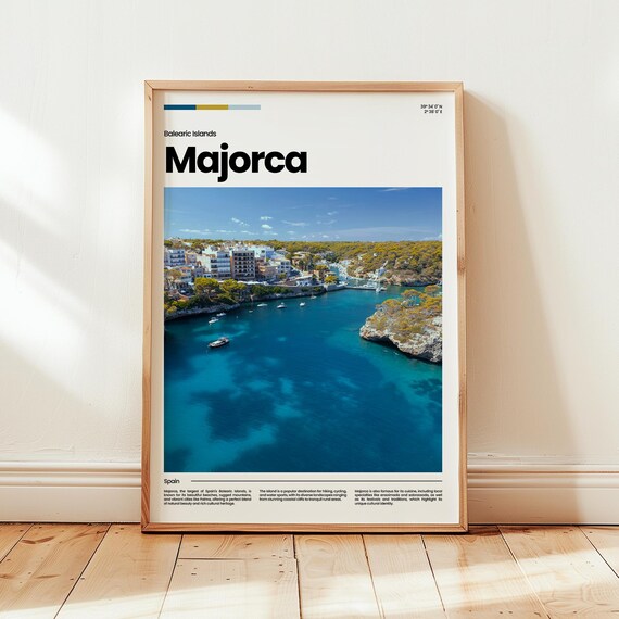 Majorca Poster Print Photo Spain Travel Gift