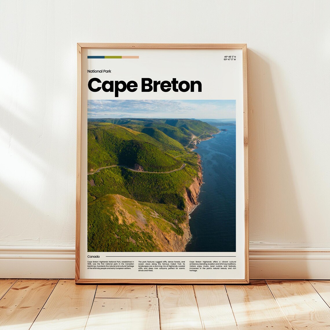 Cap Breton Poster Print Photo Wall Art Canada Travel Gift