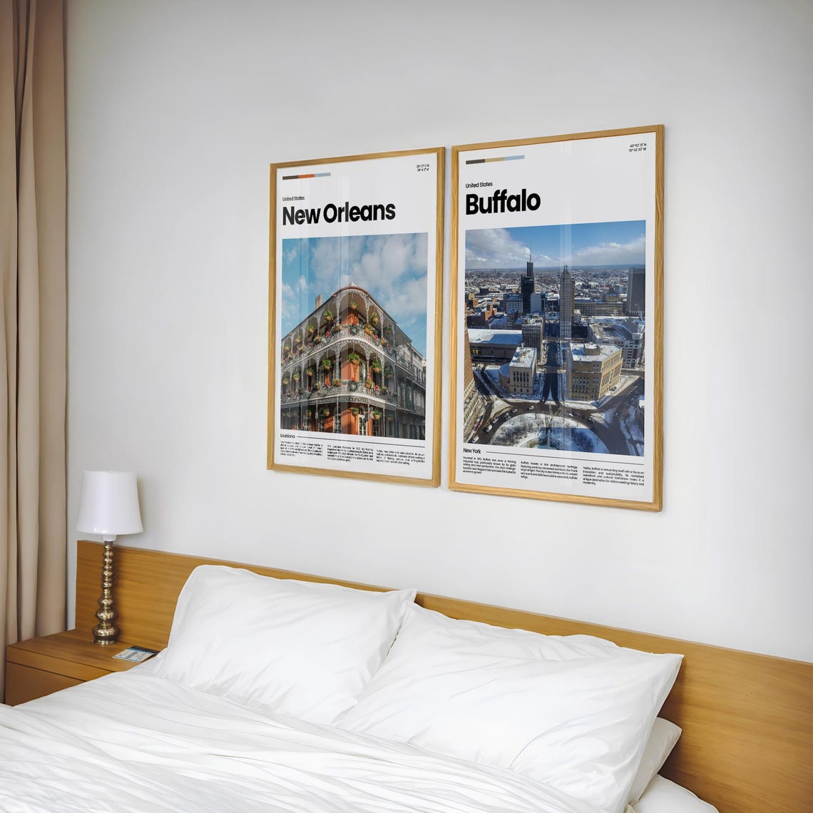 Buffalo Travel Poster Buffalo Poster Buffalo Photo Poster Buffalo Art Print Buffalo Art Usa Poster Usa Travel Poster Travel Gift - Image 2