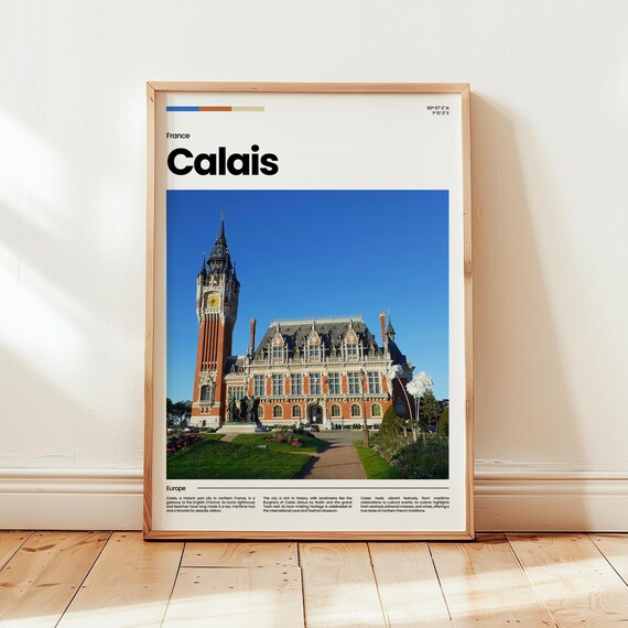 Calais Poster Print Photo Wall Art France Travel Gift