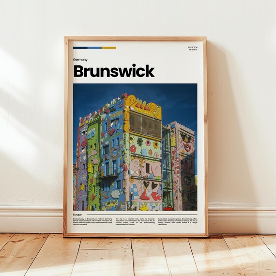 Brunswick Poster Print Photo Wall Art Germany Travel Gift