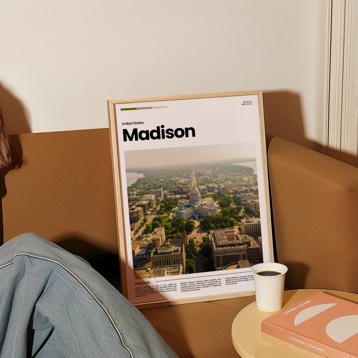 Madison Travel Poster Madison Poster Madison Photo Poster Madison Art Print Madison Art Usa Poster Usa Travel Poster Travel Gift - Image 4