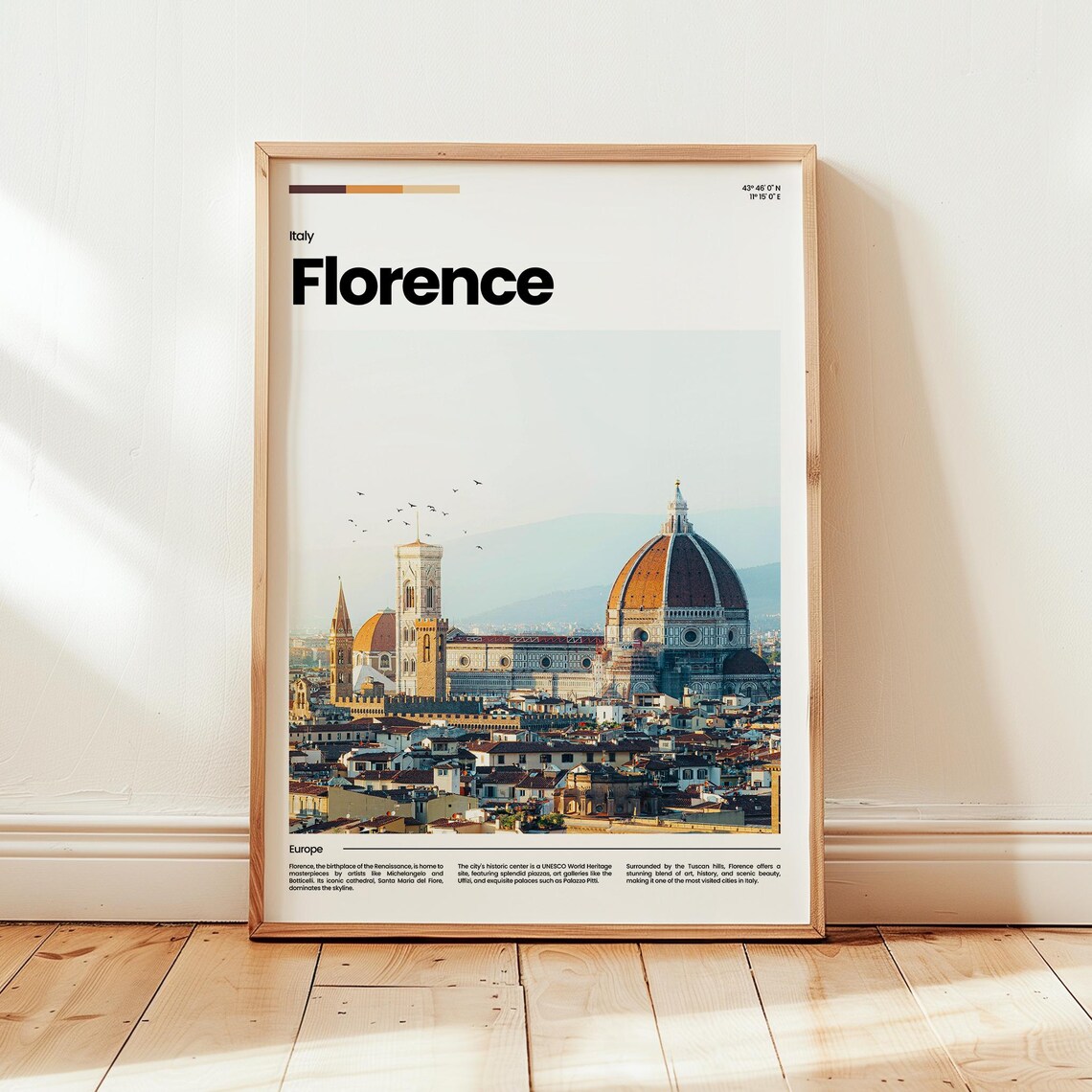 Florence Poster Print Photo Wall Art Italy Travel Gift