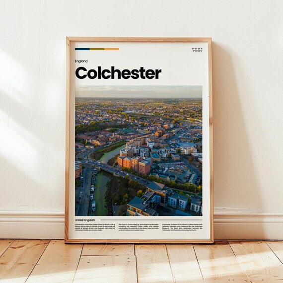 Colchester Poster Print Photo Wall Art England Travel Gift