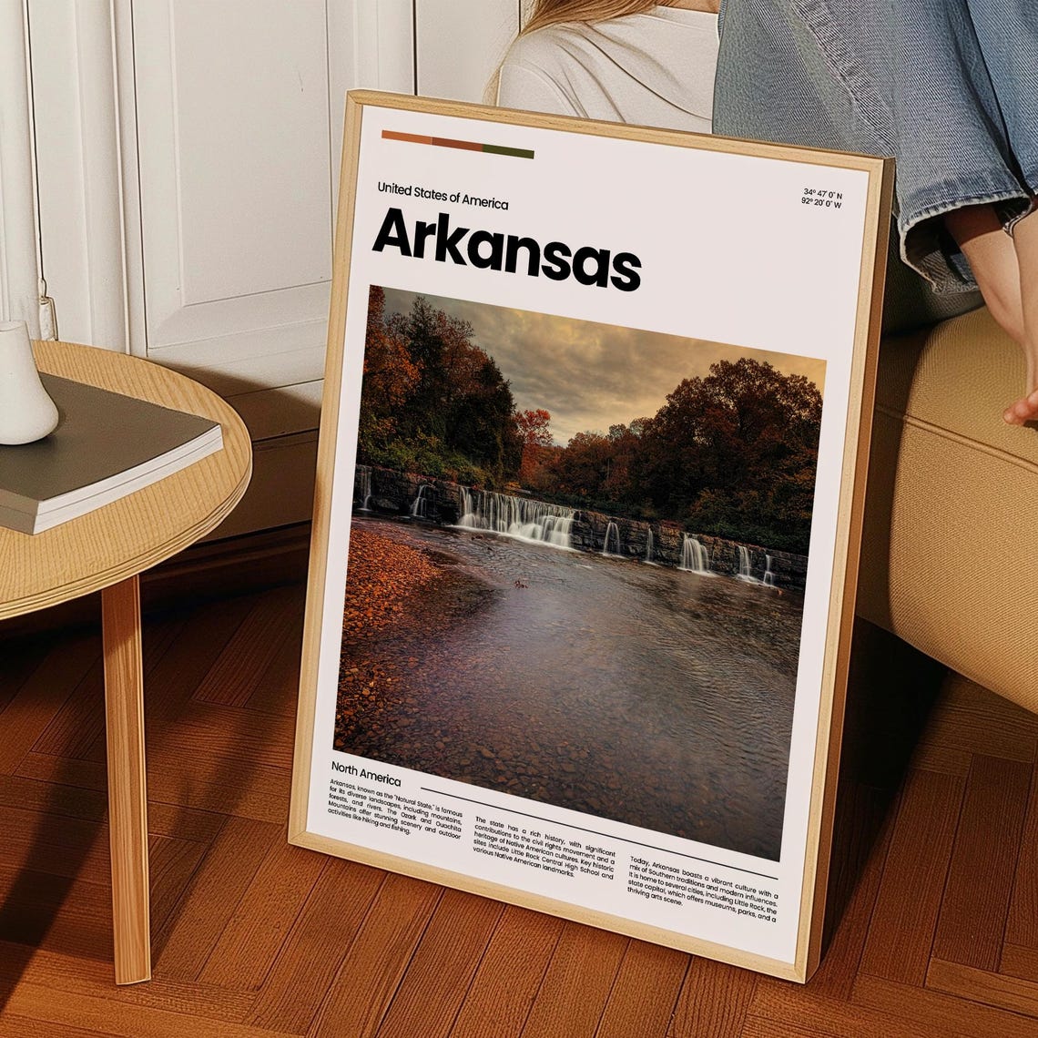 Arkansas Travel Poster Arkansas Poster Arkansas Photo Poster Arkansas Art Print Arkansas Art Usa Poster Usa Travel Poster Travel Gift - Image 3