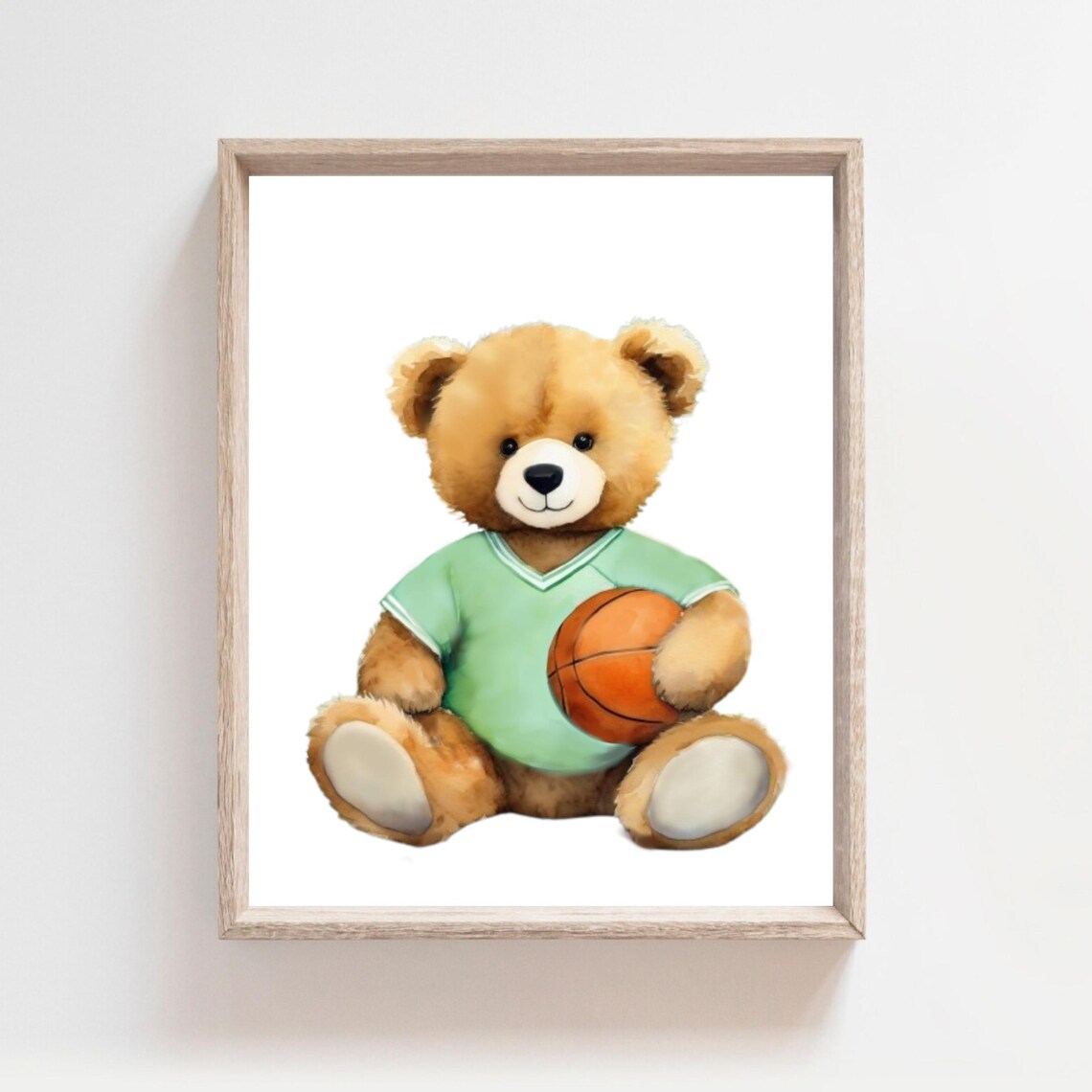 Basketball Nursery Prints Basketball Sport Posters Sport Prints Sport Animals Print Basketball Poster Junior Basketball