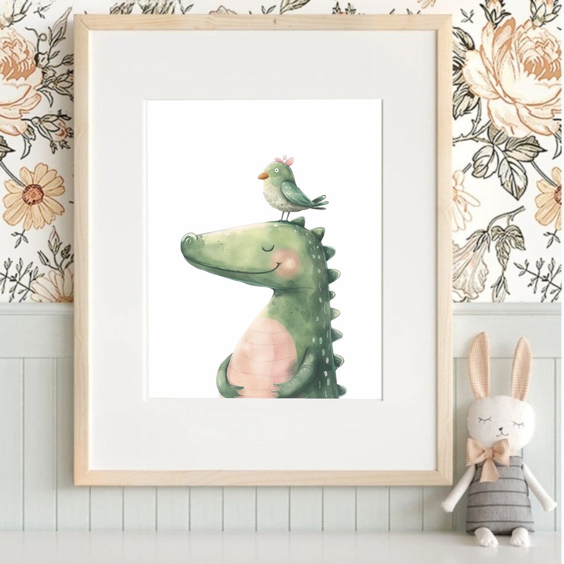 Crocodile Safari Nursery Wall Art, Kids Playroom Poster - Image 2