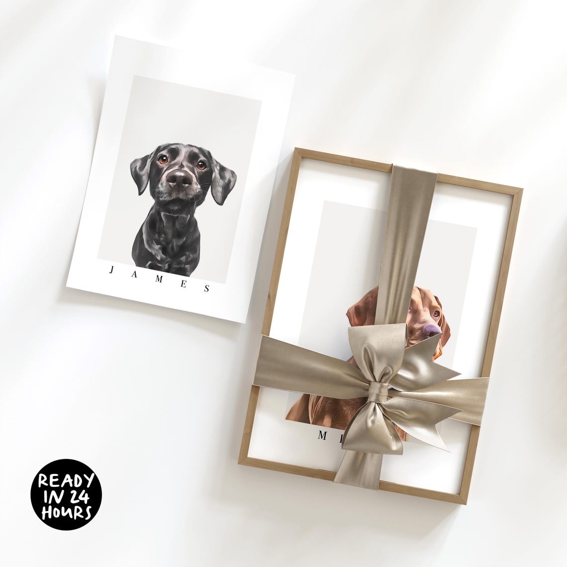 Custom Pet Portrait From Photo Custom Dog Portrait Memorial Dog Portrait Pet Owner Gift Dog Portrait Custom Painting Photo Photo Edit - Image 2
