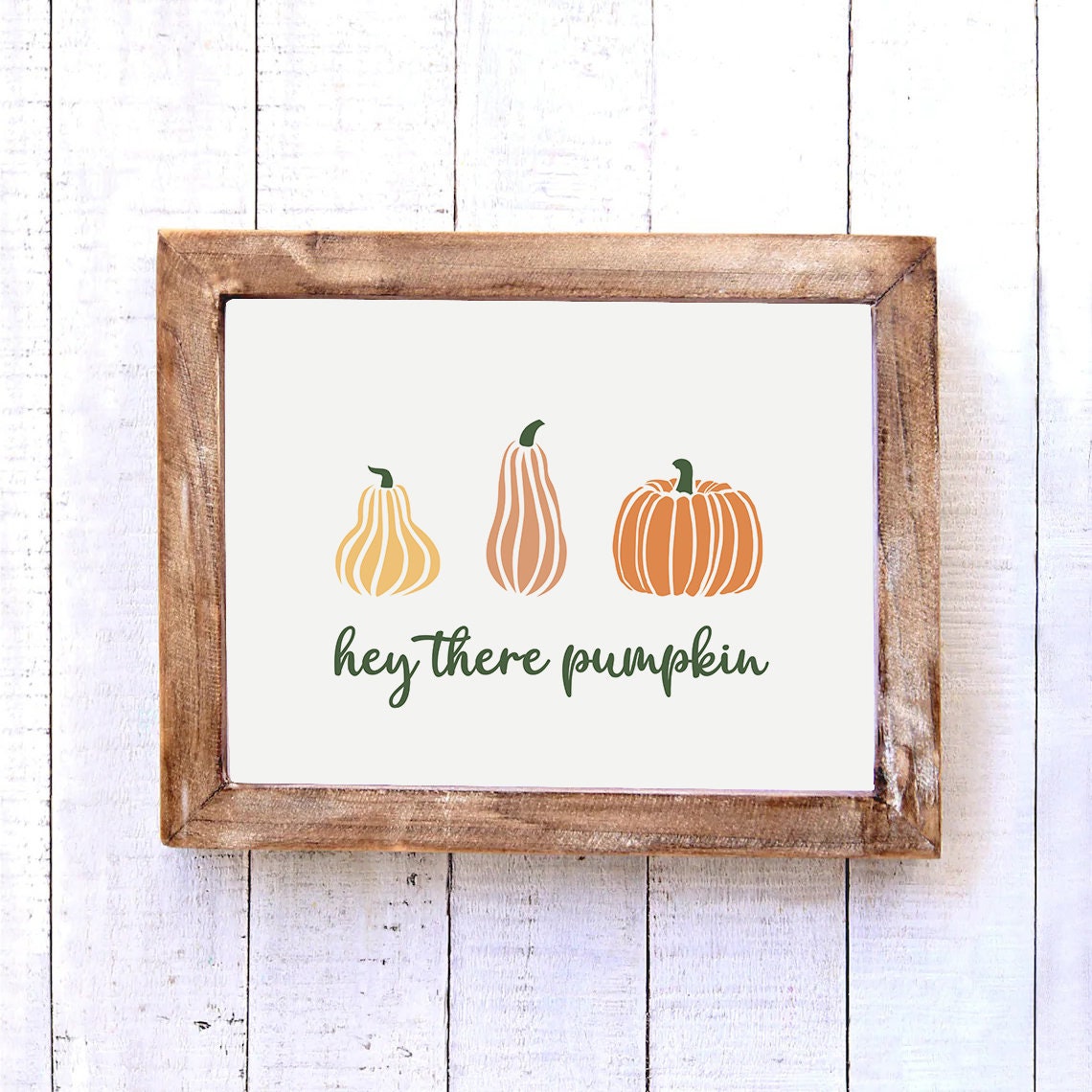 Hey There Pumpkin Fall Pumpkins Autumn Harvest Wall Decor Poster - Image 3