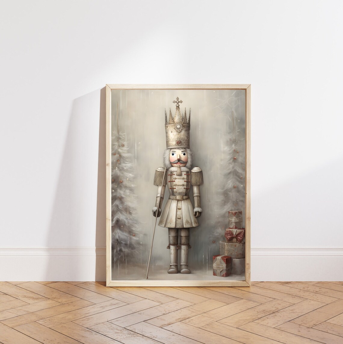 Nutcracker Christmas Vintage Style Art Print - Image 5