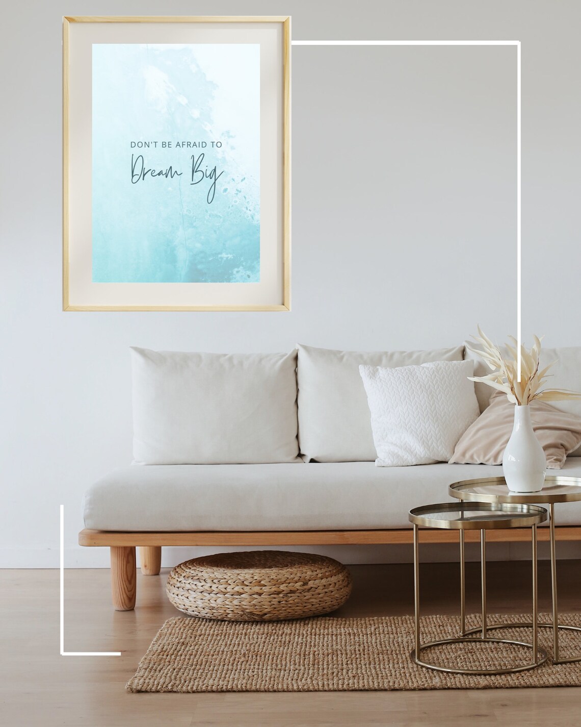 Dream Big Affirmation, Minimalist Poster - Image 5