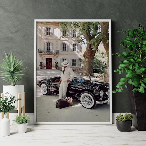 Old Money I Print Fashion Magazine Poster Trendy Luxury Yacht